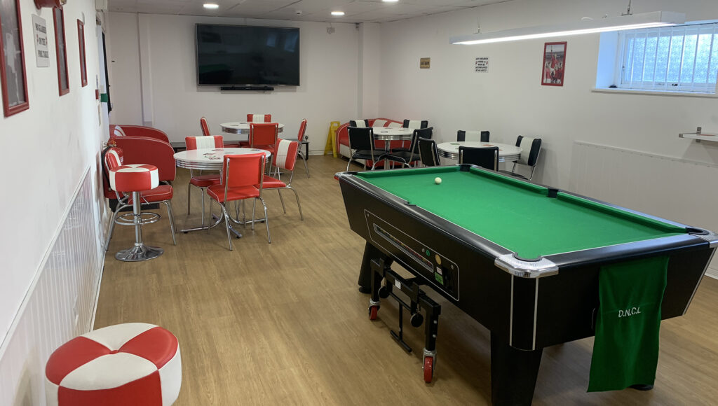KES Club dedicated pool room and free pool Tuesdays from 5pm...